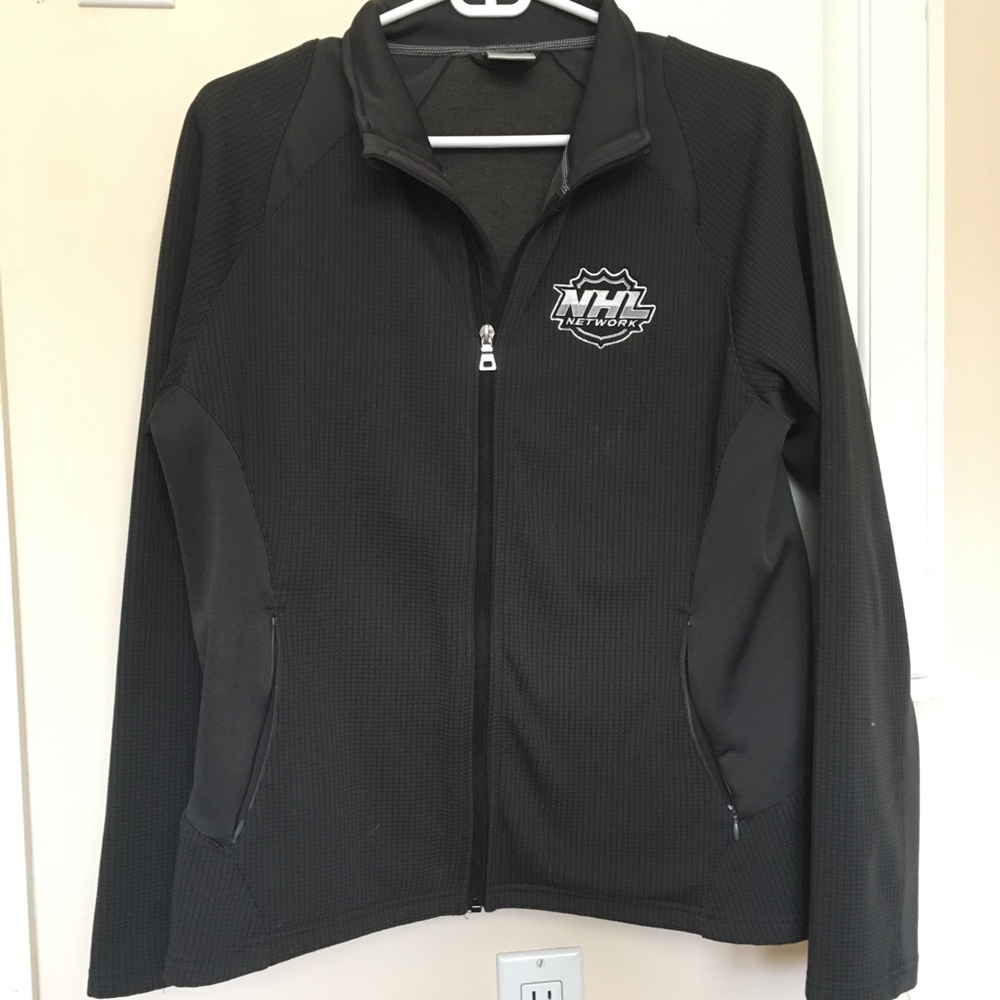 Large Gray NHL ZIp-up Sweatshirt